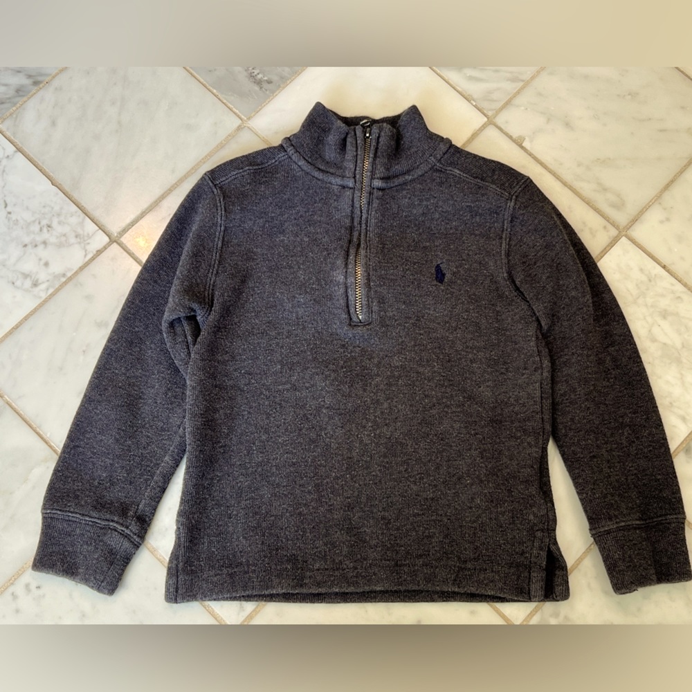Polo Ralph Lauren Pullover With A Zipper toddler boy size 3T, gray